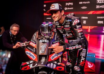 Jorge Martín lucirá el número uno de campeón del mundo en Aprilia