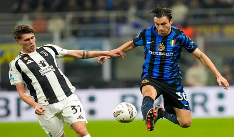 Inter y Juventus empatan 4-4 en el ‘Derbi de Italia’, Nápoles más líder