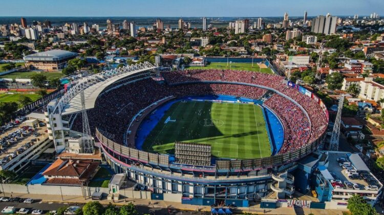 Estadio de Cerro Porteño, en Asunción, sede de la final de Copa Sudamericana 2024