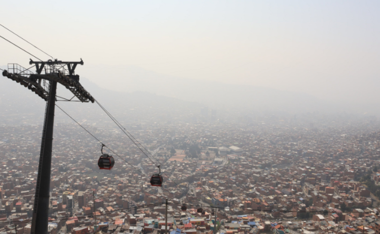 Empeora la calidad de aire en La Paz, amanece con 216 microgramos