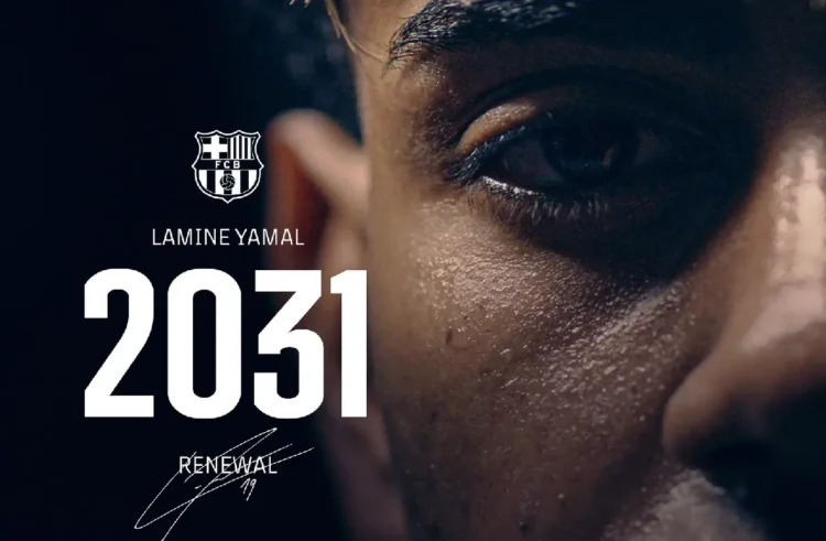 Lamine Yamal prolonga su idilio con el Barça hasta 2031