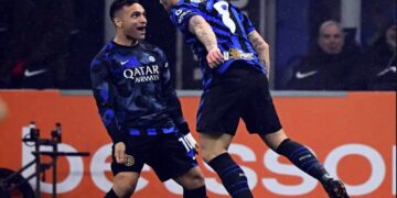 Inter gana 2-0 a la Lazio y pasa a semifinales de ‘Coppa’ de Italia