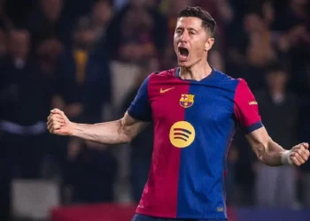 Lewandowski fue cambiado por lesión a una semana de la final de Copa del Rey