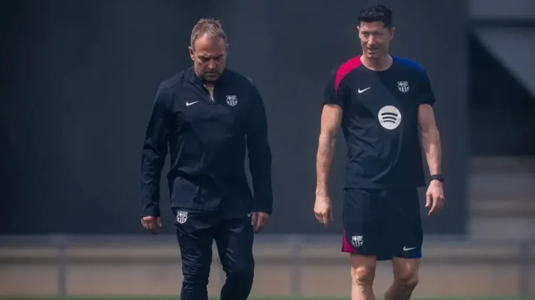 Lewandowski se incorpora a los entrenamientos del Barcelona