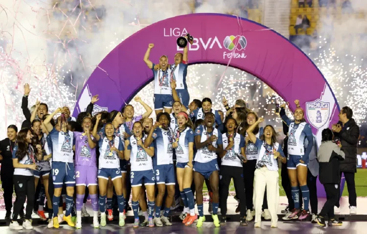 Pachuca se consagra campeón del Clausura femenino mexicano