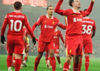 Líder Liverpool ante la sorpresa Nottingham Forest en la 21ª fecha de la Premier