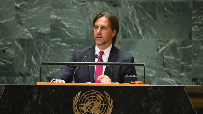 El presidente de Uruguay, Luis Lacalle Pou Luis