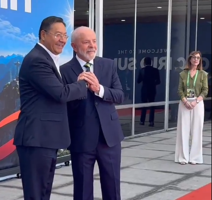 Lula recibe a Arce en el encuentro del G-20 en Río de Janeiro