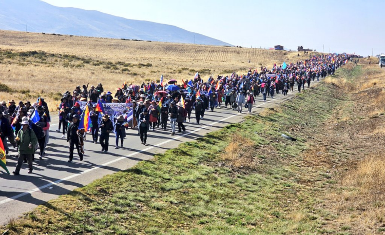 Acuerdo nacional y primarias: el evismo pasa de la marcha a la ‘Agenda para salvar Bolivia’