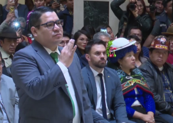 Mariaca jura como nuevo Fiscal General del Estado en reemplazo de Lanchipa