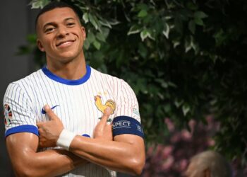 Kylian Mbappé hace su entrada en el museo de cera Madame Tussauds de Londres