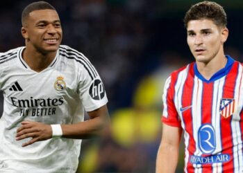 Kylian Mbappé y Julián Álvarez, el derbi de las estrellas