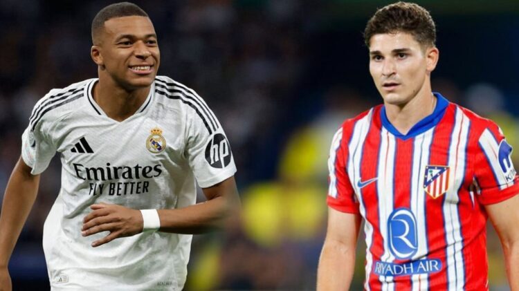 Kylian Mbappé y Julián Álvarez, el derbi de las estrellas