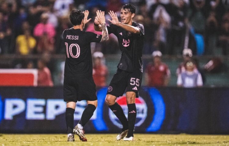 Messi guía al Inter Miami en goleada al Olimpia de Honduras en amistoso
