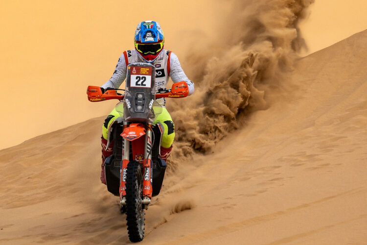 Michael Docherty gana la décima etapa del Rally Dakar en motos