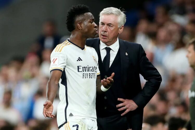 Ancelotti entiende que Vinicius dudara en marcharse del Real Madrid