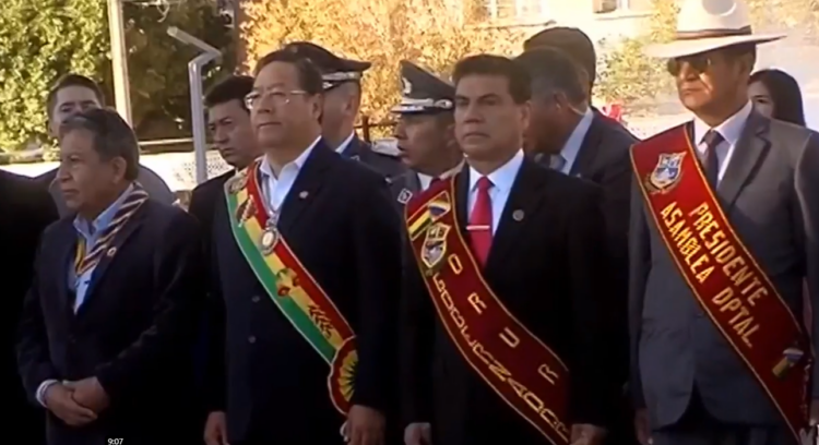 Arce y Choquehuanca lideran los actos en conmemoración de la gesta de 1781 en Oruro