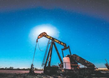 Explotación de crudo en Estados Unidos, en la cuenca petrolera de Texas.