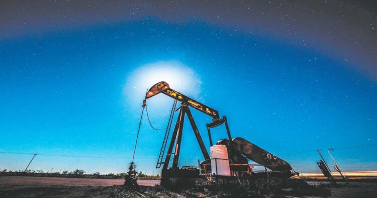 Explotación de crudo en Estados Unidos, en la cuenca petrolera de Texas.