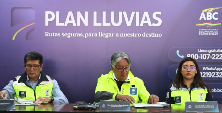 ABC presenta el Plan de Lluvias 2024-2025, con un financiamiento de Bs 41 millones