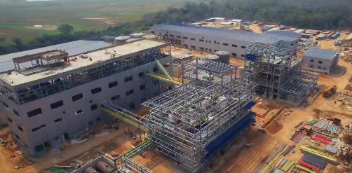 La planta industrial de transformación de Soya en Santa Cruz registra un 93% de avance