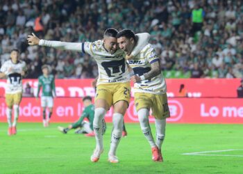 Pumas vence de atrás al León de James Rodríguez en el cierre de la fecha del Clausura mexicano