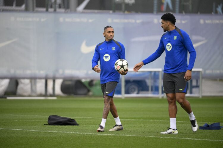 Flick confirma que Raphinha y Araujo «no jugarán» el Barça-Osasuna