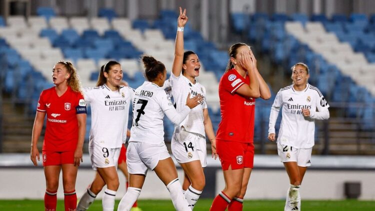 Real Madrid gana al Twente y se asegura el pase a cuartos de Champions femenina