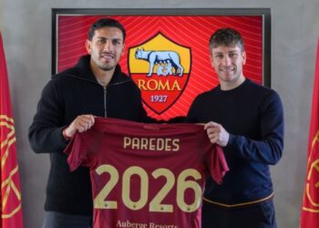 El argentino Leandro Paredes renueva con la Roma hasta 2026