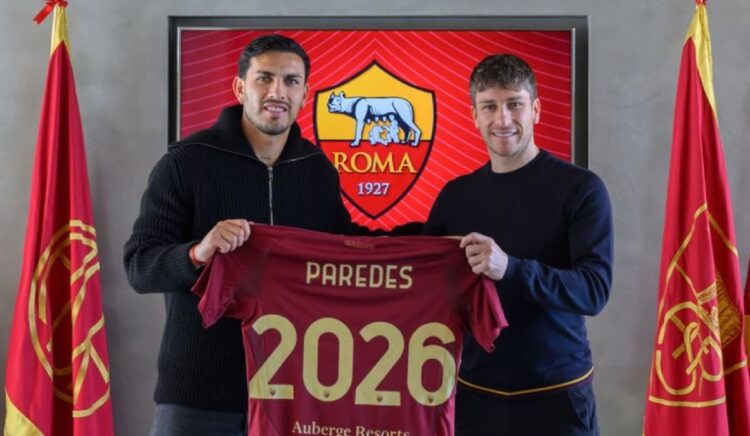 El argentino Leandro Paredes renueva con la Roma hasta 2026