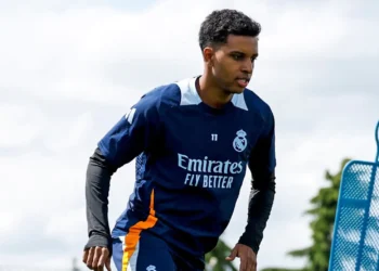 El brasileño Rodrygo abandona el entrenamiento del Real Madrid