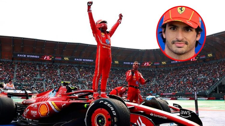 Sainz y Ferrari triunfan en México en un día de pesadilla para Red Bull