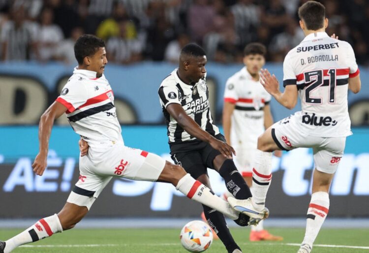 Botafogo perdona y Sao Paulo arranca un valioso empate en cuartos de la Libertadores