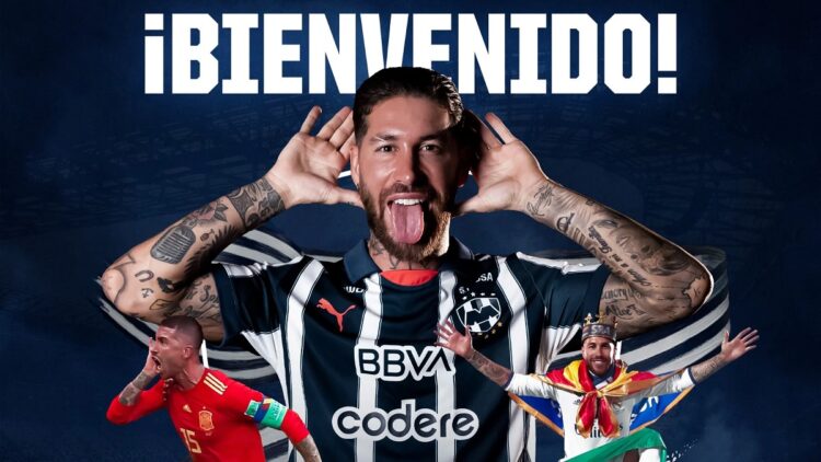El español Sergio Ramos ficha por Rayados de la Liga de México
