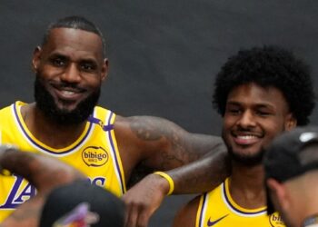 LeBron James disfruta entrenar con su hijo Bronny: ‘Es pura alegría’