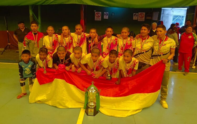 Tarija es campeón invicto del Nacional de Selecciones Sub-12 de futsal
