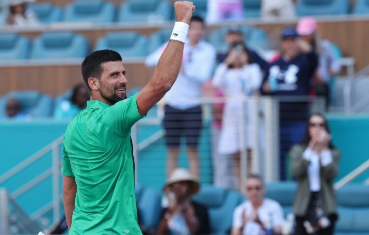 Djokovic rompe otra marca en Miami y Sabalenka y Pegula se citan en la final