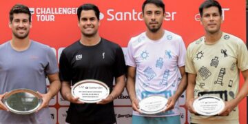Zeballos y Arias subcampeones de dobles en torneo argentino