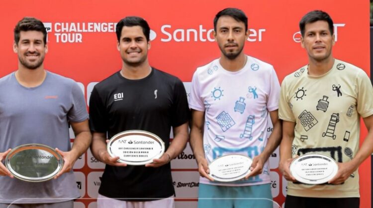 Zeballos y Arias subcampeones de dobles en torneo argentino