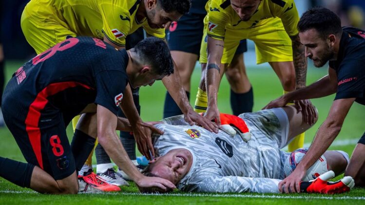La grave lesión de Ter Stegen pone en aprietos a un Barcelona líder de LaLiga