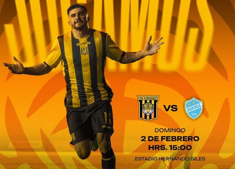 The Strongest presenta este domingo a su plantel 2025 ante Aurora