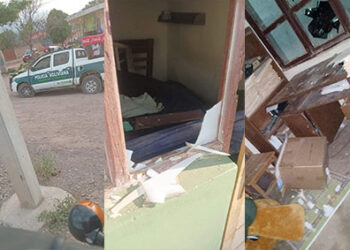 Bloqueadores toman estación policial de Mairana y causan destrozos