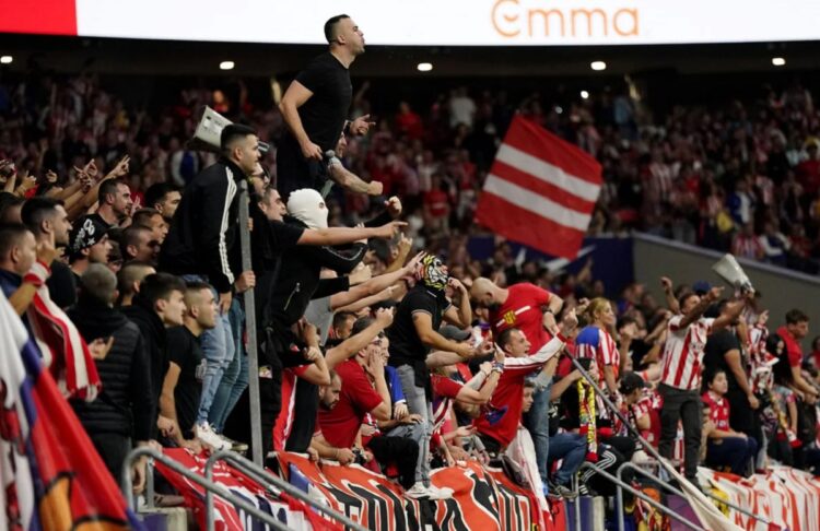 Cierre parcial de 3 partidos del estadio del Atlético Madrid por incidentes en el derbi