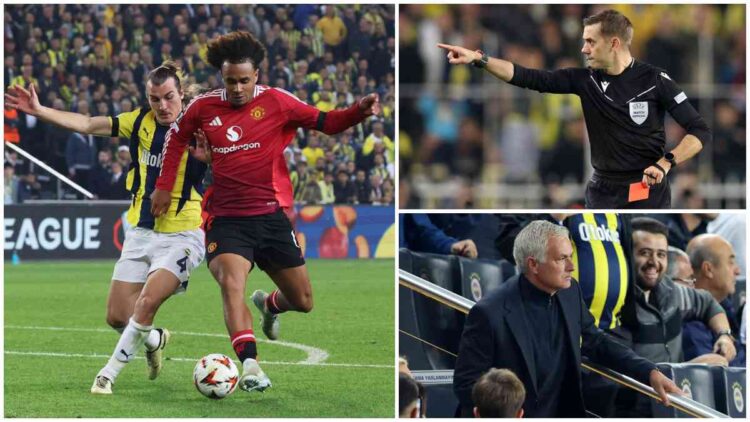 Manchester United empata 1-1 con Fenerbahçe, Mourinho expulsado