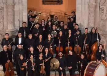 Integrantes de la Orquesta Sinfónica Nacional de Bolivia. FOTO: OSN