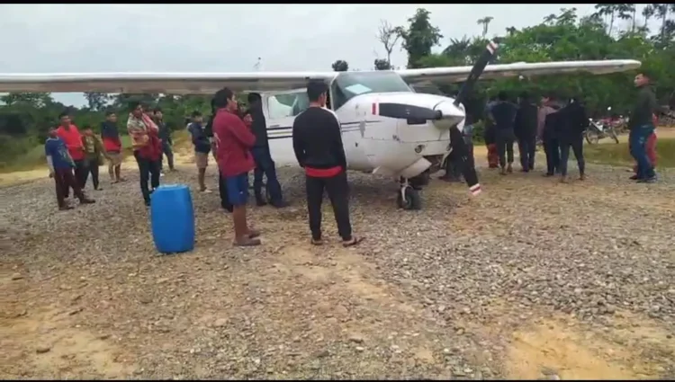 La avioneta incautada/FELCN