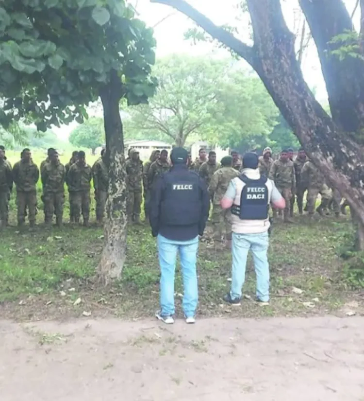 Los investigadores de la FELCC entrevistaron a los soldados/RRSS
