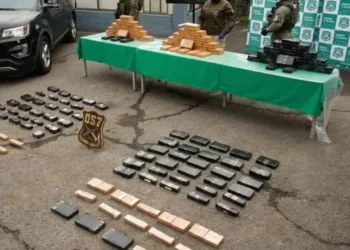 La droga incautada en los vehículos de los militares/Carabineros de Chile