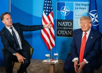 Mark Rutte elogió constantemente a Donald Trump/US Mission to NATO
