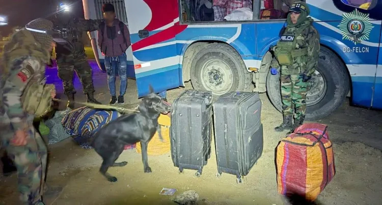 'Tango' detectó droga en dos maletas/FELCN
